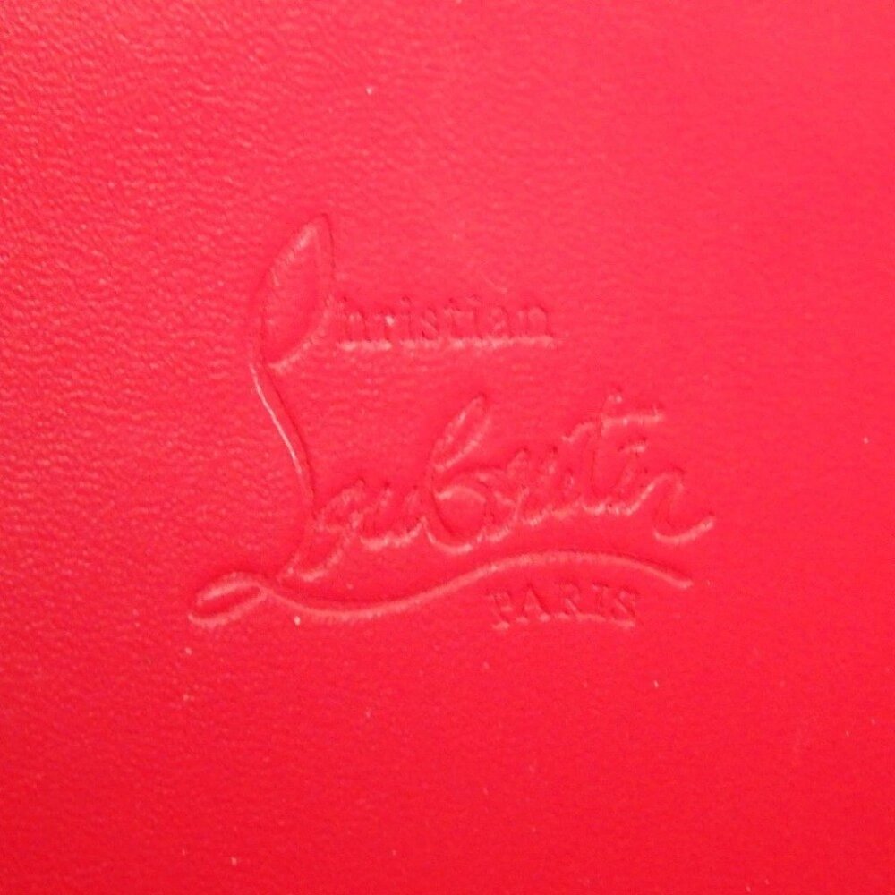 Authentic Christian Louboutin PANETTONE PARIS LOVE Zip Around purse PVC [Used] - Picture 16 of 16